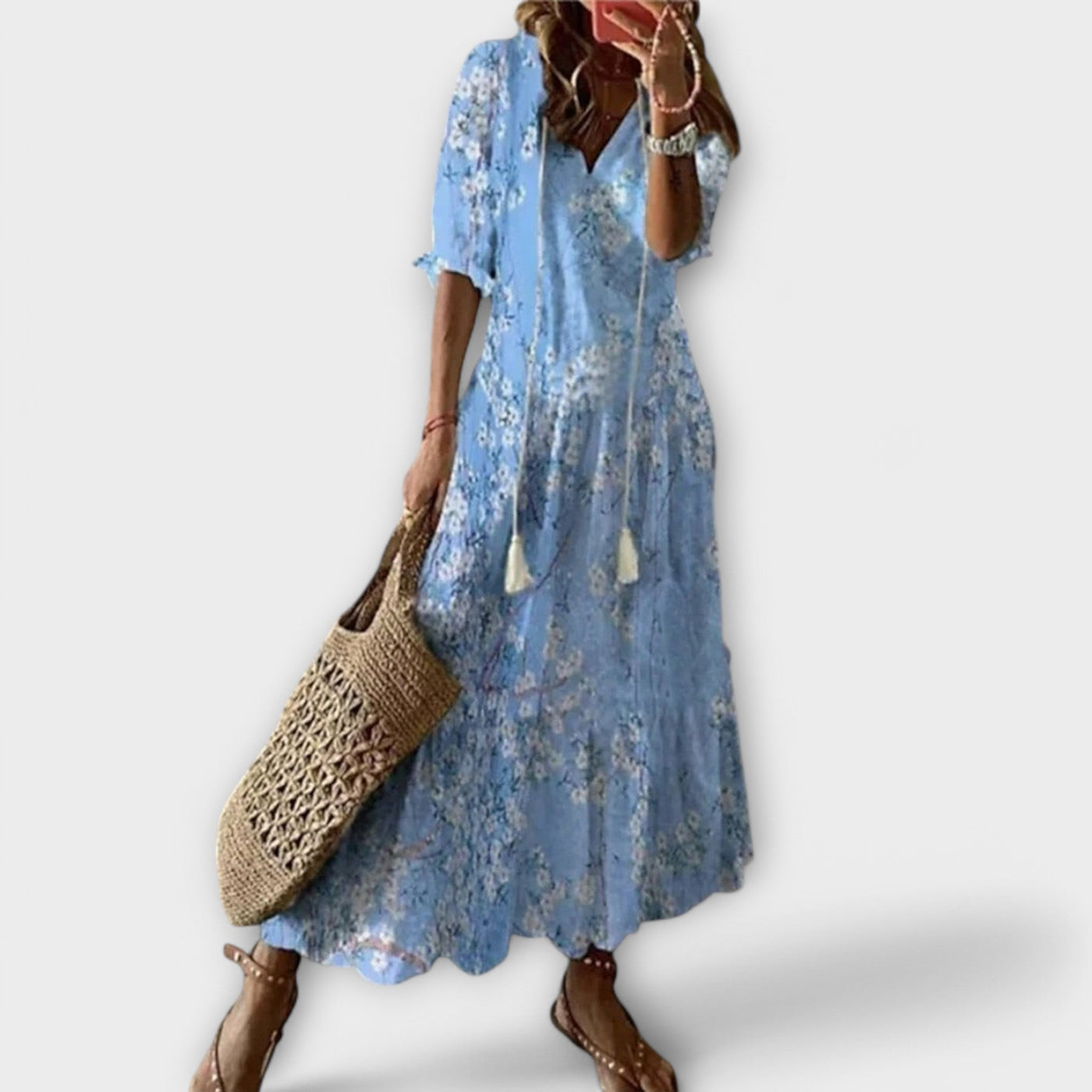 Savannah | Elegantes Maxikleid