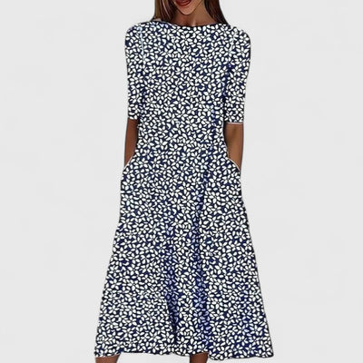 Sarah | Elegantes Midi-Kleid
